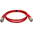 Photo of Canare VAC003F-RD BNC to BNC Patch Cable 3ft - Red