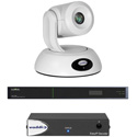 Vaddio EasyIP 20 Base Kit - Pro IP PTZ Camera System - 20x Zoom - White