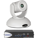 Vaddio 999-9950-270W RoboSHOT 20 UHD PTZ Camera and OneLINK Bridge Express System - White