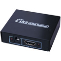 Vanco 280902 HDMI 1x2 Splitter Economy - 1920x1080p - HDMI 1.3 & HDCP 1.0/1.1/1.2 - 3D and DTS/Dolby Digital