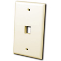 Photo of Vanco 820001 Keystone Wall plate 1 port Ivory