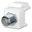 Photo of Vanco 820483 F81 Keystone Insert- 1 GHz- Nickel - White