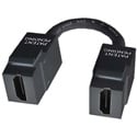 Photo of Vanco 820493 HDMI Keystone Insert with Pigtail HDMI F to HDMI F - Black