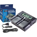 Photo of Vidpro DC-01 12.6V DC Series Dual-Bay AC/DC LCD Battery Charger for Fuji NP-T125