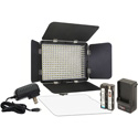 Vidpro LED-330X 330 LED Varicolor Ultra-Portable Light Kit with Battery Charger and Adapter - Li-Ion