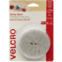 Velcro® Brand 90087 Sticky Back Tape - 3/4-Inch x 5 Foot - White