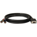 Connectronics Premium VGA to 3 RCA Component Cable 10Ft