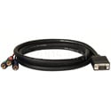 Connectronics Premium VGA to 3 RCA Component Cable 10Ft