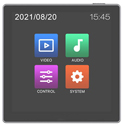 VigilLink VLCT-4485IP 4-Inch 720x720 Touch Screen IP Wall Control System Wallplate