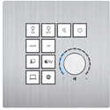 VigilLink VLCT-U2G10B 10-Button In-Wall Programmable A/V Control System with two Two-way Serial Ports