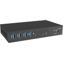 VigilLink VLKV-H2021 2x1 4K60 KVM Switcher with Hotkey Switching Functionality - HDCP 2.3 Compliant