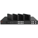 VigilLink VLMX-44HT2 4x4 18Gbps HDMI 2.0 Matrix Switcher over HDBaseT - 492 Foot/150m