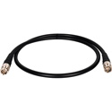 VIC010F Canare LV-77S Double Shielded BNC Cable 10 Foot Black