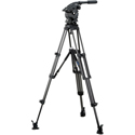 Photo of Vinten System Vision 8AS Head w/ 2-stage Carbon Fiber ENG Pozi-Loc Tripod - Mid-level Spreader w/Spread-Loc & Soft Case