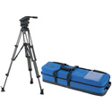 Photo of Vinten VB100-AP2 Vision 100 2-Stage Aluminum Pozi-Loc Tripod with Ground Spreader and Soft Case