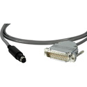 Laird Visca Camera Control Cable 8-Pin DIN Male to 25-Pin D-Sub Male - 7 Foot