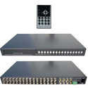 VM-16RT Video Mux -  16 Channel CCTV Multiplexer - Real-time Refresh - BNC