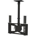 VMP LCD-MID-CB 27-42 Inch Flat Panel Ceiling Mount - Black