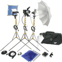 Photo of Lowel VP-97ULBZ Go Jet Set 3 Light Kit with LB-30 Soft Case