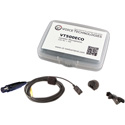 Voice Technologies VT500-ECO Mini Lav Mic Kit with TA4F for Shure - includes AC Clip/PW Windscreen & Travel Case - Black