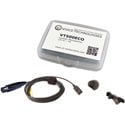 Voice Technologies VT500-ECO Mini Lav Mic Kit with TA4F for Shure - includes AC Clip/PW Windscreen & Travel Case - Black