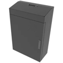 Photo of Middle Atlantic 4RU Low-Profile Vertical Wall Mounted Rack with Solid Top - 12 Inches Deep 36 Inches High - Black