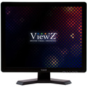 Viewz VZ-19RTN 19 Inch Black Pro-Grade 1280x1024 LCD Monitor - VGA/HDMI/ BNC (2x1) - 12VDC Power Supply