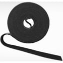 Photo of Rip-Tie W-75-HRL-BK Wrap Strap 1in Width - 75ft Roll - Black