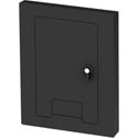 FSR WB-X1-CVR-BLK WB-X1 Cover w/ Lock and Cable Exit Door - Black