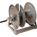 Photo of Hannay Reels C1520-17-18 Cable Reel with Slotted Divider Disc Silver