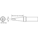 Photo of Weller ETH .031in x .019in x .625in ET Screwdriver Soldering Tip