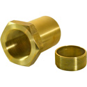 Photo of FiberPlex WEN-6-1.5 Waveguide Extension Nut for Use with WGF-6 WGF-461 WGF-4 1.50 Inch long