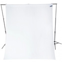 Westcott 134 Wrinkle-Resistant 9 Foot x 10 Foot Video Backdrop - High-Key White