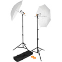 Photo of Westcott 360 Single-Socket 2-Light LED Umbrella Kit
