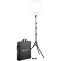 Westcott 4450 18-Inch Bi-Color LED Ring Light Kit with Batteries and Stand