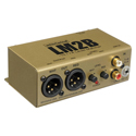 Whirlwind 2 Channel Unbalanced to Balanced Converter -10dB RCA/Mini TRS to 4dB XLRM w/ Gain Con