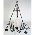 Will-Burt 714042414 24 Foot Ranger Pack - Lightweight Mast System without Backpack - 50lb/23kg Payload Capacity - Black