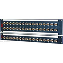 Photo of AVP 1x16/ 1RU /16 JJ300 4K/8K UHD 24 Ghz Feedthru BNC Non-Recessed Patchbay