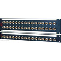 Photo of AVP 1x24/1RU/24 JJ300 4K/8K UHD 24 Ghz Feedthru BNC Non-Recessed Patchbay