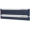 Photo of AVP JJ300 1RU 1x20 4K/8K UHD 24 Ghz Feedthru BNC Semi-Recessed Patchbay