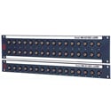 Photo of AVP JJ300 2RU 3x20 60-Point 4K/8K UHD 24 Ghz Feedthru BNC Semi-Recessed Patchbay Panel for JJ300