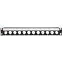 AVP WKM-US112E15-Z-B80 1.5RU Universal Patch Panel - 1x12 Configuration - 3 Inch Cable Bar