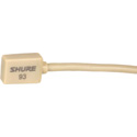 Photo of Shure WL93T Omnidirectional Condenser Miniature-Lavalier Mic - Tan - 4 Foot Cable