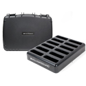 WILLIAMS AV CHG 412 PRO Charger with Case (12-Bay) for Digi-Wave DLT 400 and/or DLR 400 RCH