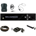 WILLIAMS AV FM 557 PRO Plus Large-area Dual FM and Wi-Fi Assistive Listening System with 4 FM R37 Receivers