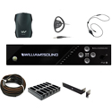 WILLIAMS AV FM 557-24 PRO D Plus Large-area Dual FM & Wi-Fi Assistive Listening System with Dante & 24 FM R37 Receivers
