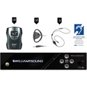 WILLIAMS AV FM 558-12 Plus Large-area Dual FM and Wi-Fi Assistive Listening System with 12 FM R38 Receivers