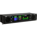 Wohler iAM2-8 2RU Dual Screen 8 Channel Dual Input 3G/HD/SD-SDI Rackmount Audio Monitor with Touch Screen Controls