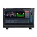 Wohler vMON-240-4K+ 24-Inch Free Standing 4K Video Monitor with On-Screen Audio Level Meters / Quad Split