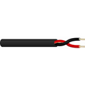 West Penn 25224B CMP/Plenum Rated 18/2 Stranded Unshielded Audio/Control and Low Voltage Power Cable - 1000 Feet - Black